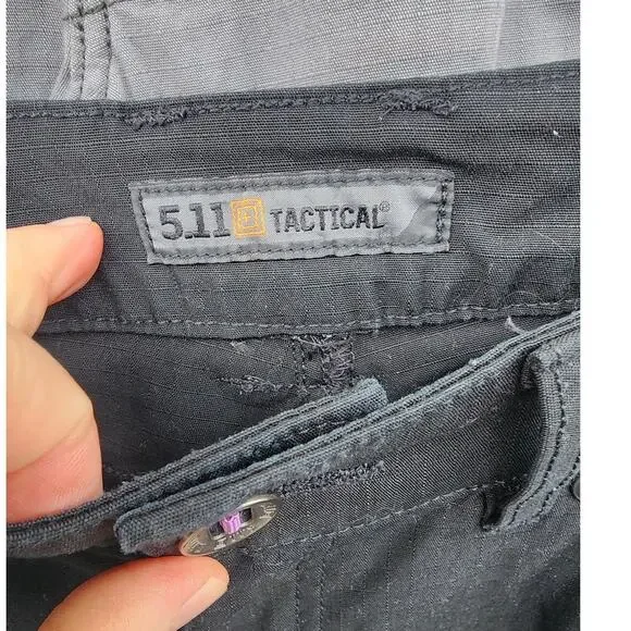 Women's 5.11 Tactical Straight Leg Pants Grey Black Lot Of 2 Size 6 - Picture 8 of 11